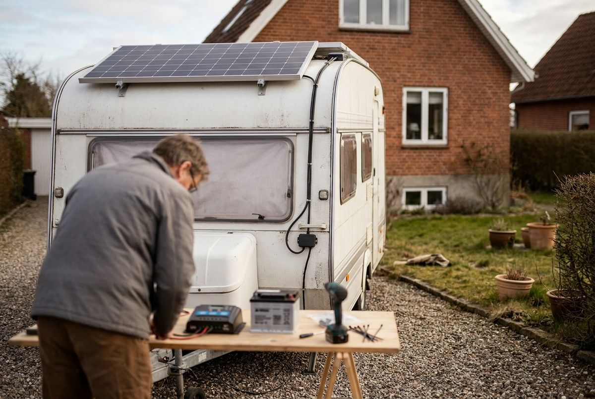 Solceller til campingvogn