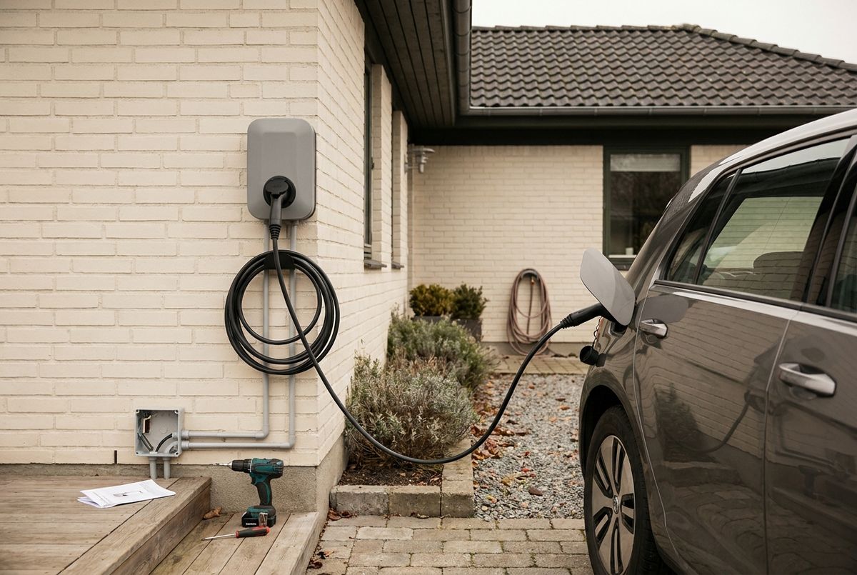 Installation af ladeboks