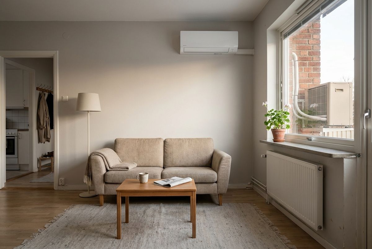 Luft til luft varmepumpe 10 m2