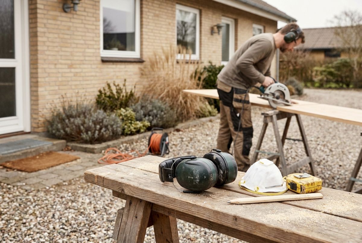 Høreværn er en vigtig del af sikkerheden ved bygge- og renoveringsprojekter