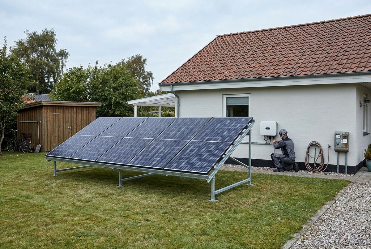 Solceller til haven