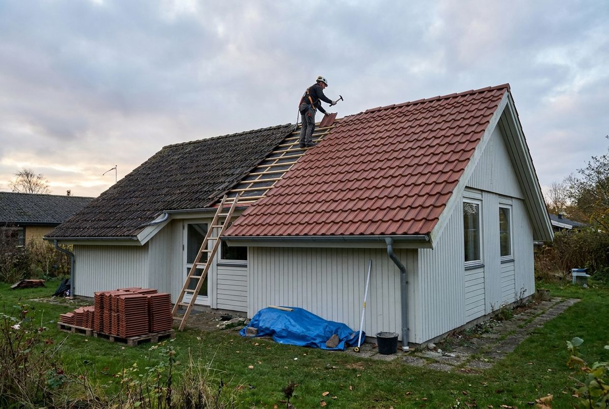 Nyt tag på sommerhus