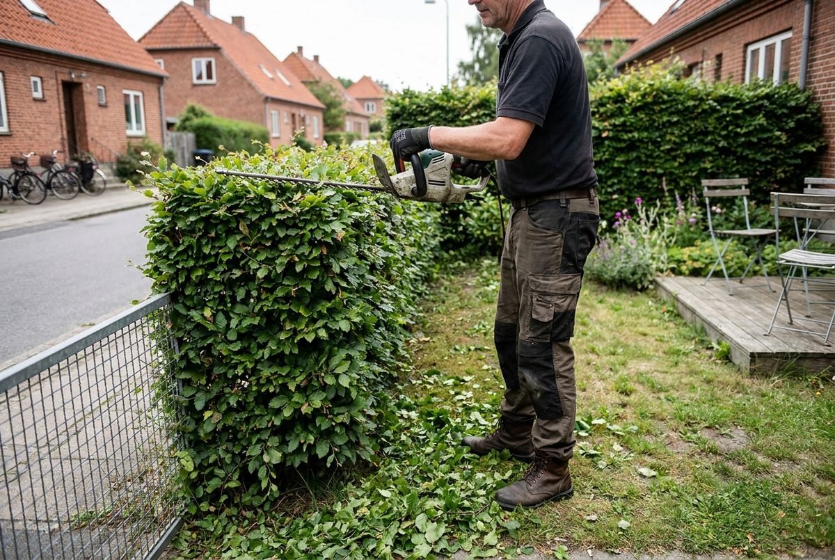 Beskæring af hæk