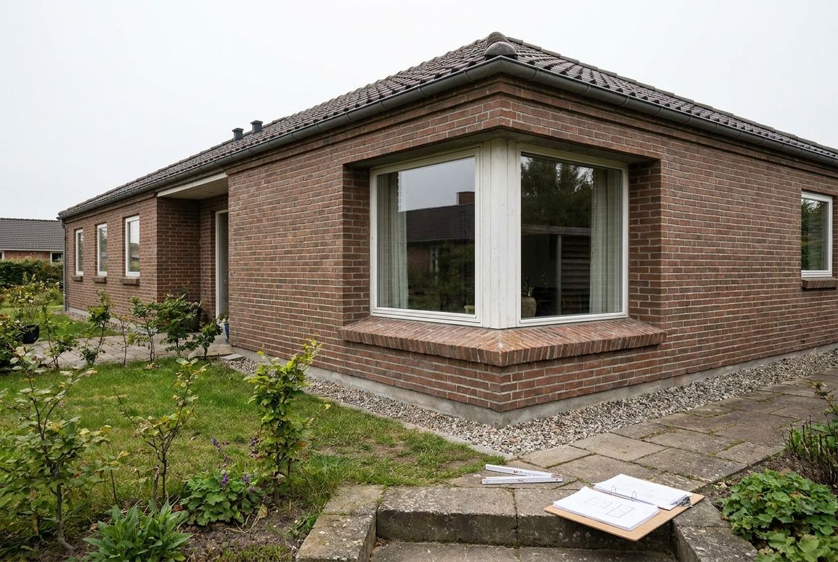 Fuldmuret hus