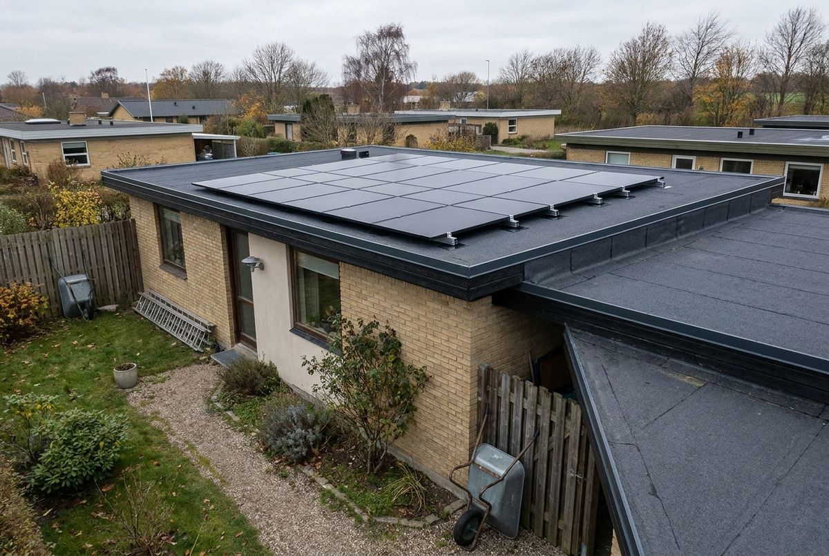 Solceller på tagpap
