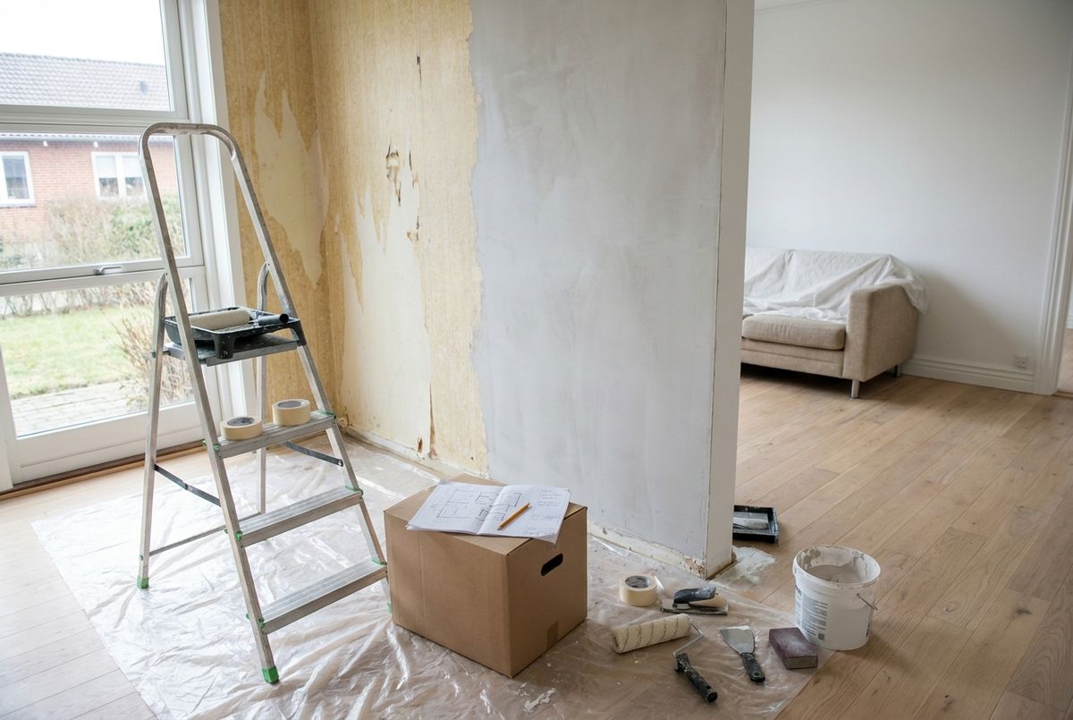 Indvendig renovering af hus