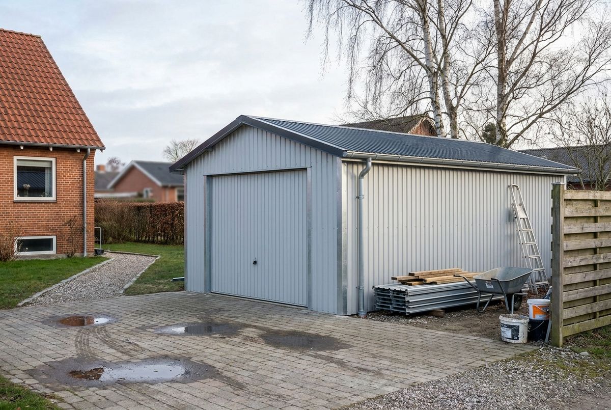 Stål garage