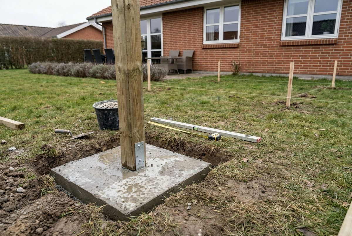 Stolpe fundament