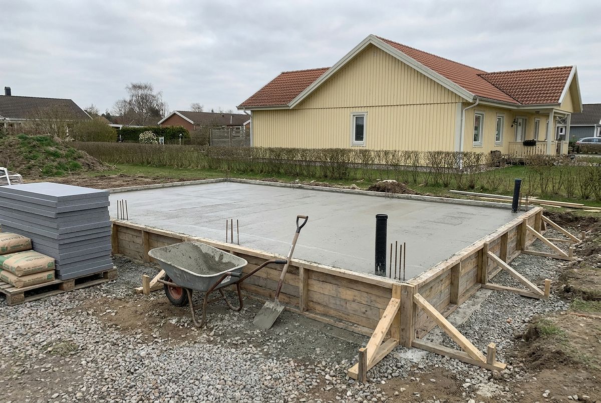 Fundament til garage