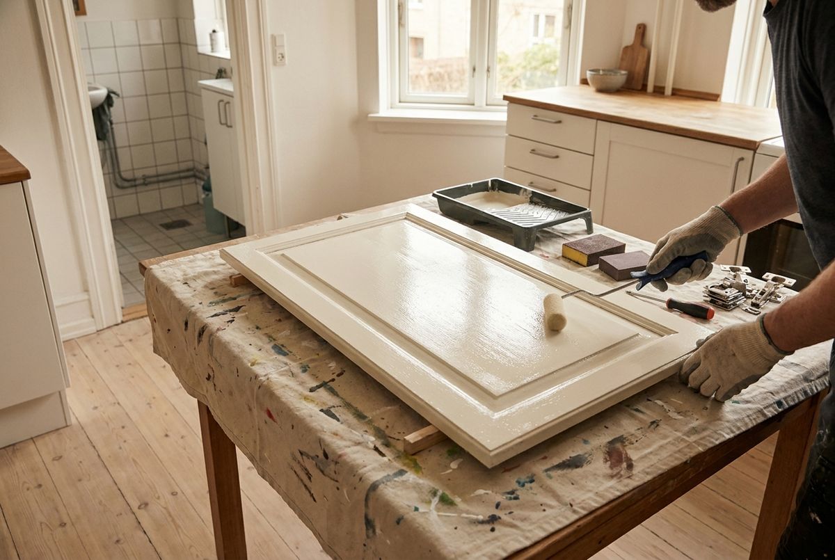 Lakering af køkkenlåger