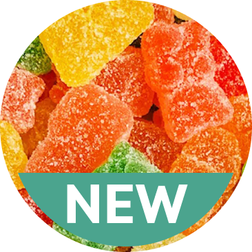 Keto Gummy Bears, Fruity, 12 Bags, 0.79 oz (23 g) Each