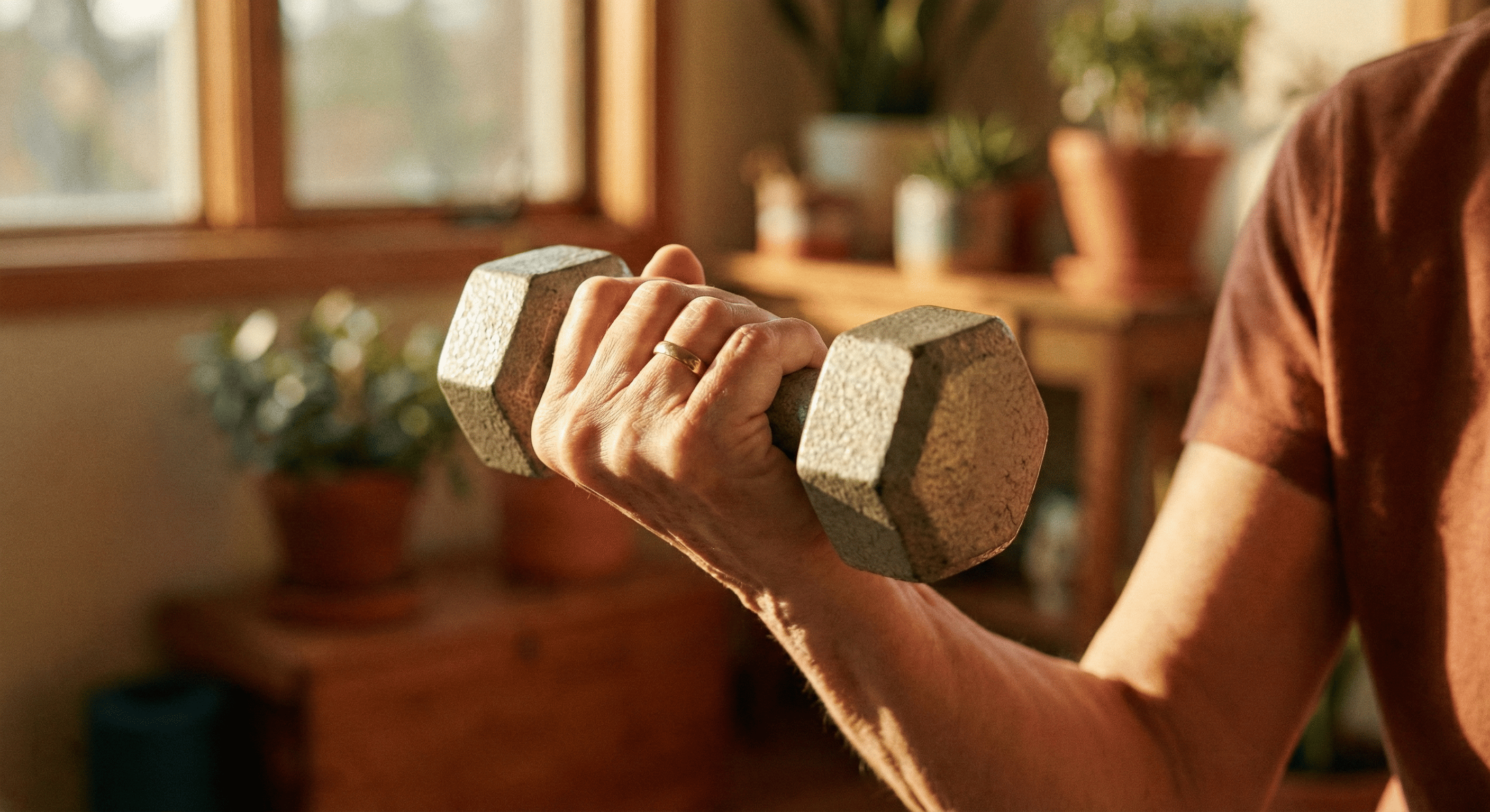 Persona entrenando de forma segura durante el tratamiento oncológico