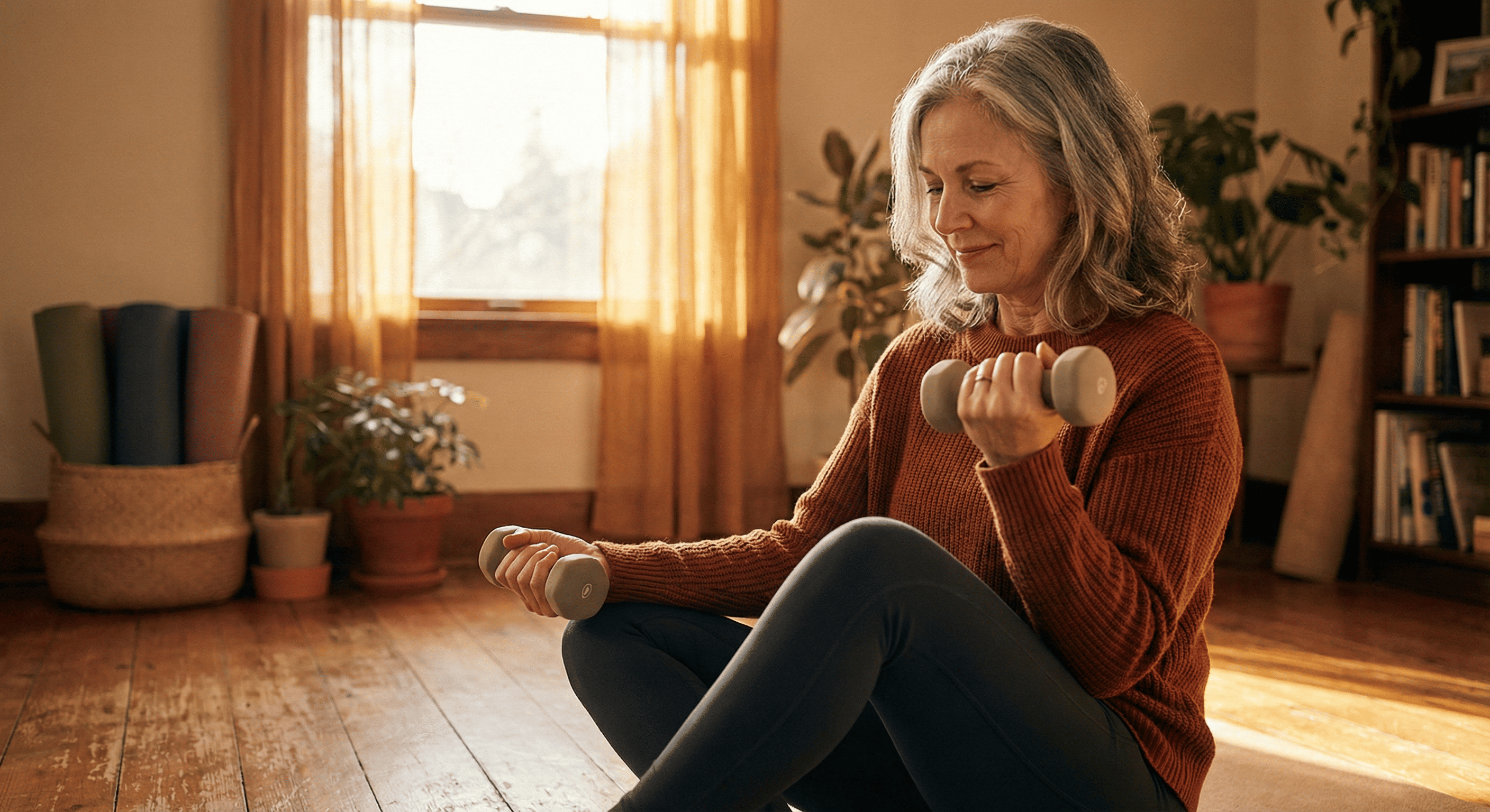 Persona entrenando de forma segura durante el tratamiento oncológico
