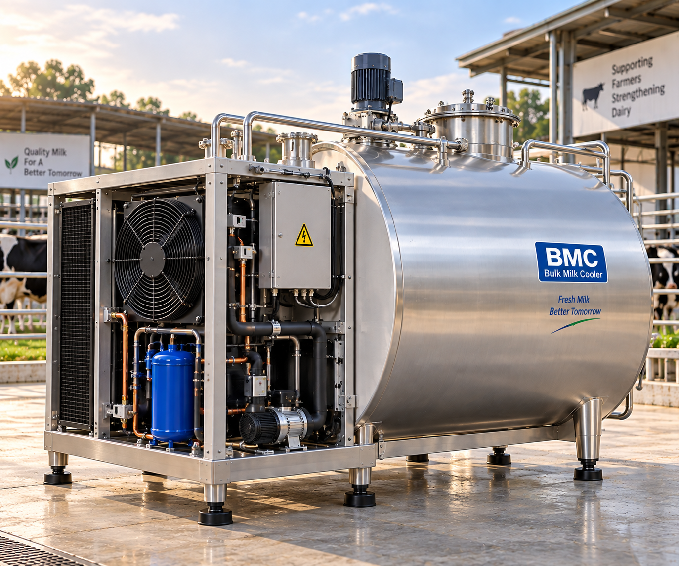 Bulk Milk Cooler (BMC) - slide 3
