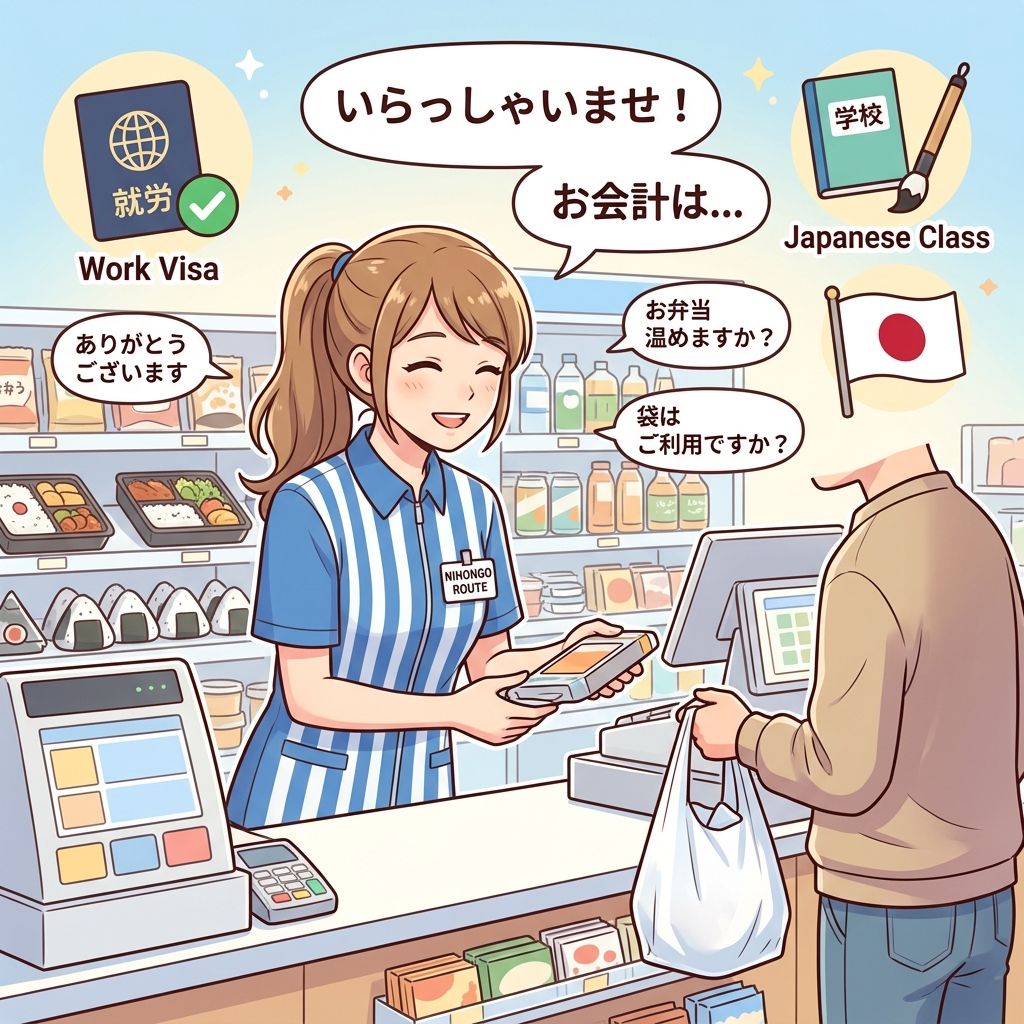 Ilustrasi Pelajaran: Tips Survive Kerja Part-Time (Arubaito) di Jepang