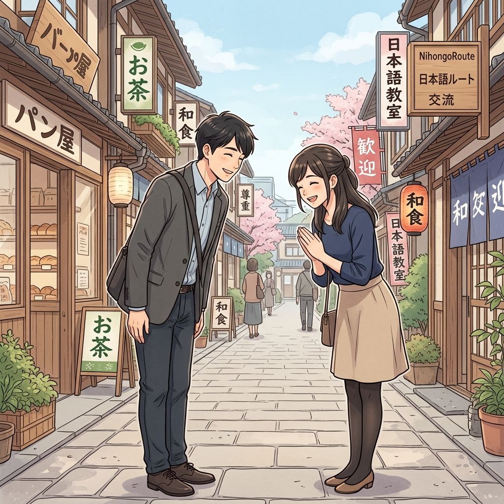 Ilustrasi Pelajaran: Kenapa Orang Jepang Selalu Bilang「すみません」?