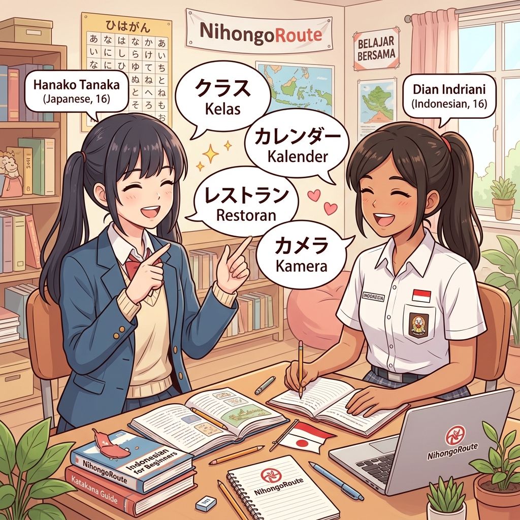 Ilustrasi Pelajaran: Kata Serapan Jepang dari Bahasa Indonesia (dan Sebaliknya)