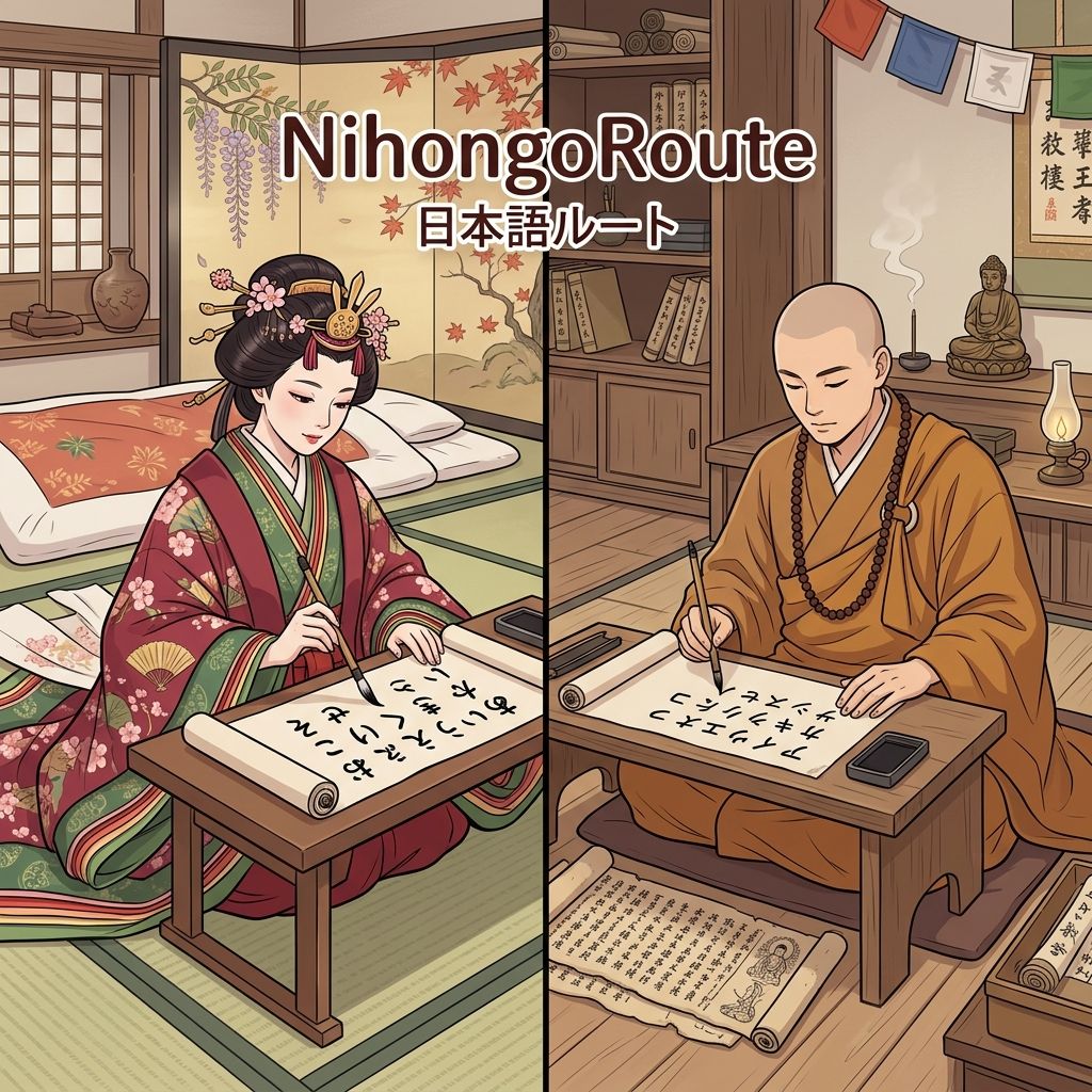 Ilustrasi Pelajaran: Kenapa Bahasa Jepang Punya 3 Sistem Tulisan?