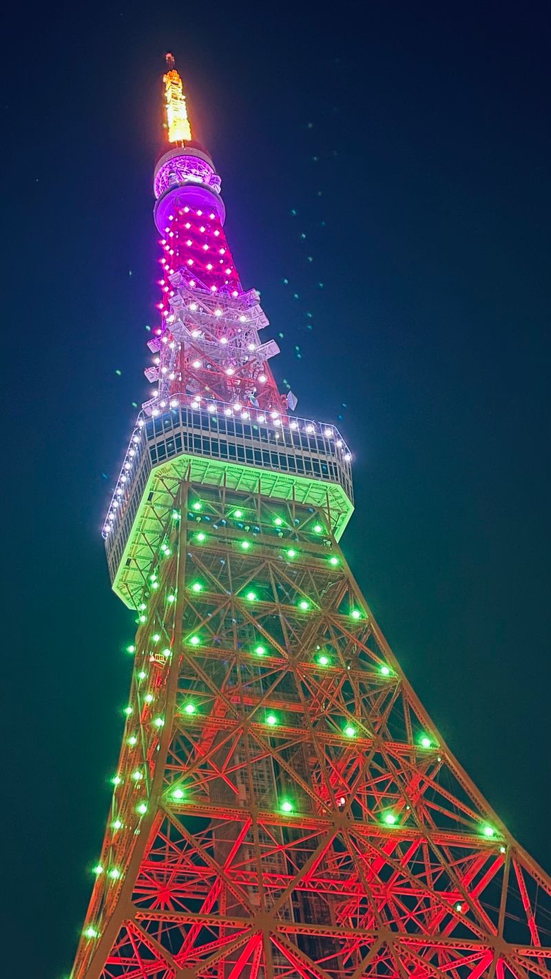 Tokyo tower by night