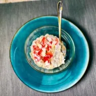 Strawberry Shortcake Overnight Oats