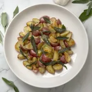 Roasted Potatoes and Fried Sage