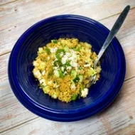 Lemony Cucumber and Couscous