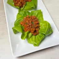 Lentil Sloppy Joe with Lettuce Wrap