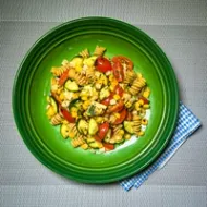 Corn & Zucchini Pasta Salad