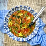 Slow Cooker Turkey and Cabbage Soup