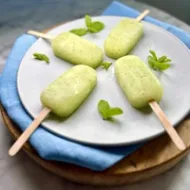 Honeydew Mint Popsicles