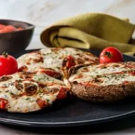 Portobello Mushroom Pizzas