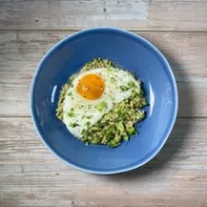 Cheesy Broccoli Breakfast Bowl