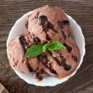 Dark Chocolate Avocado Frozen Yogurt