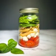 Mason Jar Fresh Mozzarella Salad