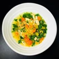 Lemony Chicken & Orzo Soup