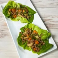 Asian Turkey Lettuce Wrap