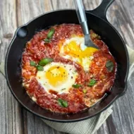 Poached Eggs Marinara