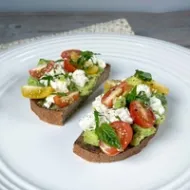 Mediterranean Avocado Toast