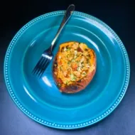 Re-Stuffed Sweet Potatoes