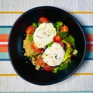 Poached Egg Breakfast Salad