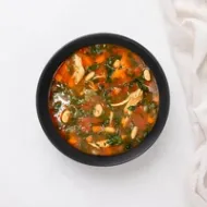 Slow Cooker Tuscan Bean and Veggie Soup