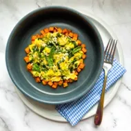 Spicy Sweet Potato Breakfast Bowl