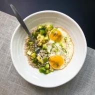 Egg & Avocado Rice Bowl