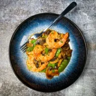 Shrimp and Snow Pea Stir Fry