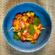 Caribbean Tomato and Mango Salad