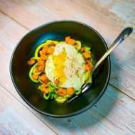 Zucchini Noodle Breakfast Bowl