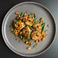 Paprika Shrimp and Green Bean Sauté