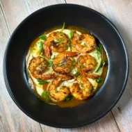 Shrimp & Cauliflower "Grits"