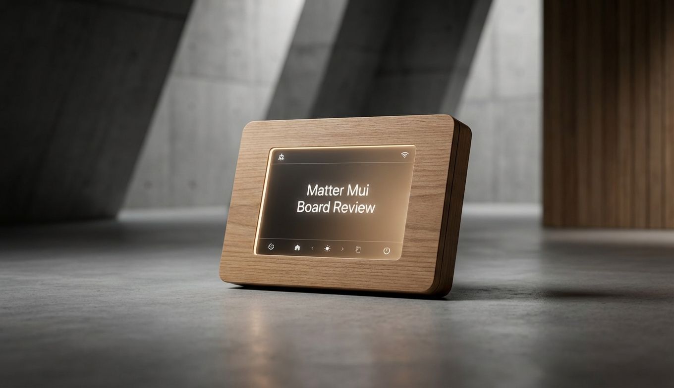 Mui Board Review: The Wooden Smart Home Controller with Matter Support