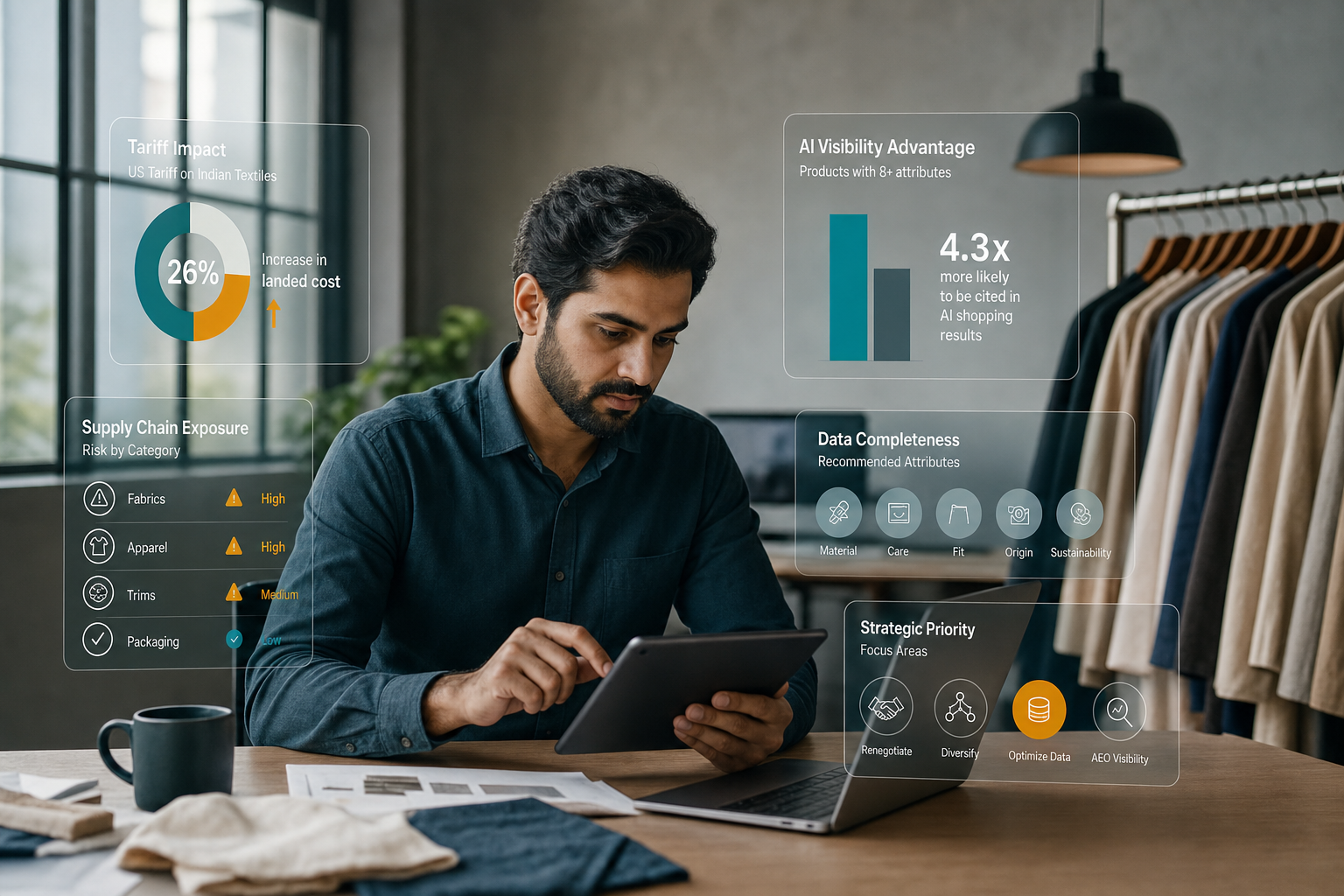 How Do US Tariff Changes on Indian Textiles Affect Shopify Merchants' Supply Chain Strategy?